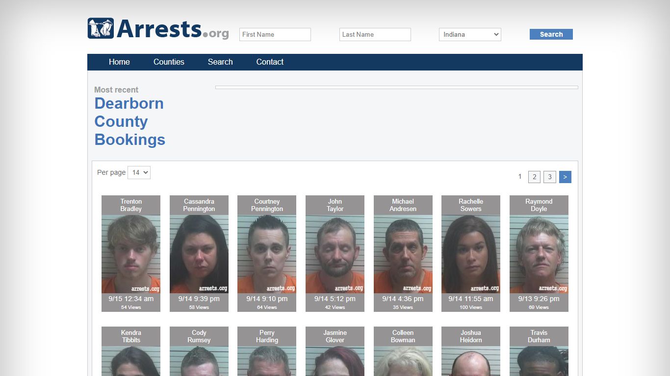 Dearborn County Arrests and Inmate Search